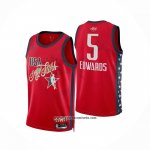 Camiseta NBA All Star 2026 Anthony Edwards NO 5 Rojo