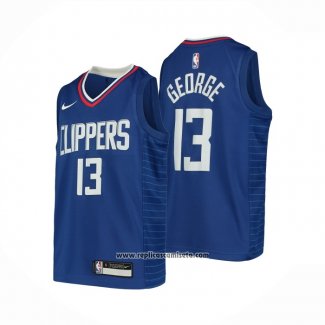 Camiseta Nino Los Angeles Clippers Paul George #13 Icon Azul