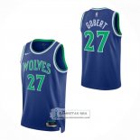 Camiseta Nino Minnesota Timberwolves Rudy Gobert NO 27 Icon 2026-27 Azul