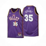 Camiseta Nino Phoenix Suns Kevin Durant #35 Ciudad 2024-25 Violeta