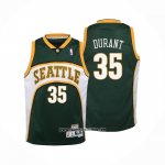 Camiseta Nino Seattle SuperSonics Kevin Durant #35 Mitchell & Ness 2007-08 Verde