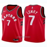 Camiseta Nino Toronto Raptors Kyle Lowry #7 Icon 2017-18 Rojo