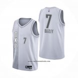 Camiseta Oklahoma City Thunder Darius Bazley #7 Ciudad 2021-22 Blanco