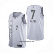 Camiseta Oklahoma City Thunder Darius Bazley #7 Ciudad 2021-22 Blanco