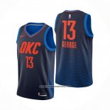 Camiseta Oklahoma City Thunder Paul George #13 Statement Azul