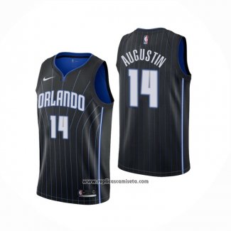 Camiseta Orlando Magic D.j. Augustin #14 Statement Negro