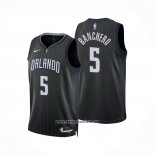 Camiseta Orlando Magic Paolo Banchero #5 Ciudad 2022-23 Negro