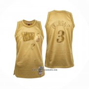 Camiseta Philadelphia 76ers Allen Iverson #3 Mitchell & Ness 2000-01 Oro