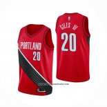 Camiseta Portland Trail Blazers Harry Giles III #20 Statement Rojo