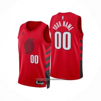 Camiseta Portland Trail Blazers Personalizada Statement 2024-25 Rojo