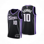 Camiseta Sacramento Kings Domantas Sabonis #10 Icon 2023-24 Negro