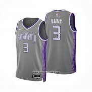 Camiseta Sacramento Kings Terence Davis #3 Ciudad 2022-23 Gris