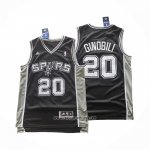 Camiseta San Antonio Spurs Manu Ginobili NO 20 Icon 2025-26 Negro