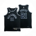 Camiseta San Antonio Spurs Tim Duncan #21 Statement 2022-23 Negro