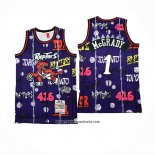 Camiseta Toronto Raptors Tracy McGrady #1 Mitchell & Ness 1998-99 Violeta1