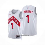 Camiseta Toronto Raptors Tracy Mcgrady #1 Association 2022-23 Blanco