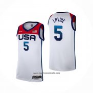 Camiseta USA 2021 Zach LaVine #5 Blanco