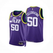 Camiseta Utah Jazz Celebrating #50 Classic 2023-24 Violeta