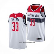 Camiseta Washington Wizards Kyle Kuzma #33 Association 2020-21 Blanco