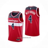 Camiseta Washington Wizards Russell Westbrook #4 Icon 2020-21 Rojo