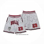 Pantalone Chicago Bulls Mitchell & Ness Just Don 1997-98 Blanco