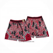 Pantalone Jordan Just Don Rojo Negro
