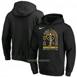 Sudaderas con Capucha Denver Nuggets 2023 NBA Finals Champions Locker Room Pullover Negro