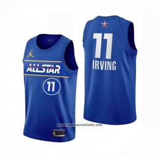 Camiseta All Star 2021 Brooklyn Nets Kyrie Irving #11 Azul