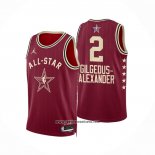 Camiseta All Star 2024 Oklahoma City Thunder Shai-Gilgeous Alexander #2 Rojo