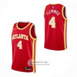 Camiseta Atlanta Hawks Kingston Flemings NO 4 Icon 2026-27 Rojo