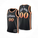 Camiseta Atlanta Hawks Personalizada Ciudad 2022-23 Negro