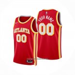 Camiseta Atlanta Hawks Personalizada Icon 2024-25 Rojo