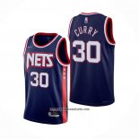 Camiseta Brooklyn Nets Seth Curry #30 Ciudad 2021-22 Azul