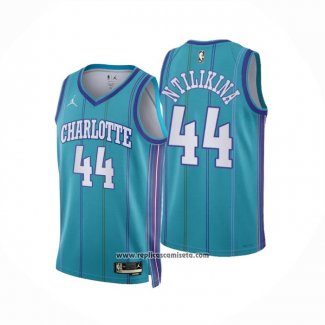 Camiseta Charlotte Hornets Frank Ntilikina #44 Classic 2023-24 Verde