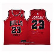 Camiseta Chicago Bulls Michael Jordan #23 Retro Rojo