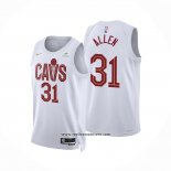 Camiseta Cleveland Cavaliers Jarrett Allen #31 Association 2022-23 Blanco