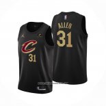 Camiseta Cleveland Cavaliers Jarrett Allen #31 Statement 2022-23 Negro