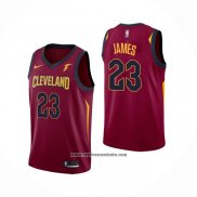 Camiseta Cleveland Cavaliers LeBron James #23 Retro Rojo2