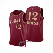 Camiseta Cleveland Cavaliers Tristan Thompson #12 Ciudad 2023-24 Rojo