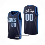 Camiseta Dallas Mavericks Personalizada Earned 2020-21 Azul