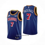 Camiseta Golden State Warriors Eric Paschall #7 75th Anniversary Azul