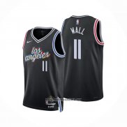 Camiseta Los Angeles Clippers John Wall #11 Ciudad 2022-23 Negro