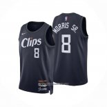 Camiseta Los Angeles Clippers Marcus Morris Sr. #8 Ciudad 2023-24 Azul