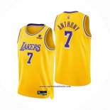 Camiseta Los Angeles Lakers Carmelo Anthony #7 75th Anniversary 2021-22 Amarillo