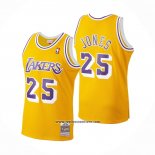 Camiseta Los Angeles Lakers Ed Jones #25 Mitchell & Ness 1994-95 Amarillo