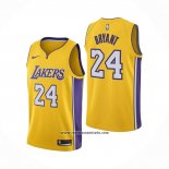 Camiseta Los Angeles Lakers Kobe Bryant #24 Icon 2017-18 Amarillo