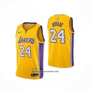 Camiseta Los Angeles Lakers Kobe Bryant #24 Retirement 2017-2018 Amarillo