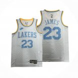 Camiseta Los Angeles Lakers LeBron James #23 Classic 2022-23 Blanco