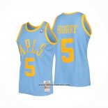 Camiseta Los Angeles Lakers Robert Horry #5 Mitchell & Ness 2001-02 Azul