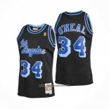 Camiseta Los Angeles Lakers Shaquille O'Neal #34 Mitchell & Ness 1996-97 Azul Negro